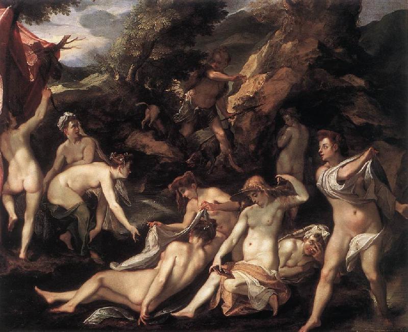 HEINTZ, Joseph the Elder Diana and Acteon s oil painting image